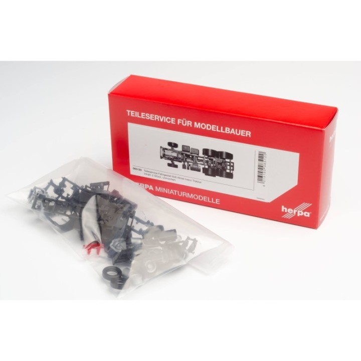 Herpa Reservedelsservice Allrad-chassis Iveco Trakker 6x6 – produktbillede 3
