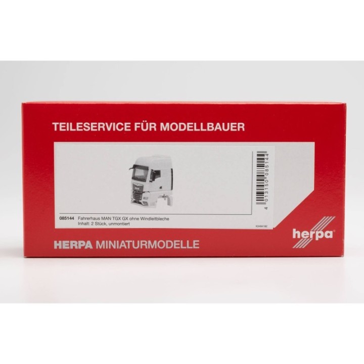 Herpa Reservedelsservice førerhus MAN TGX GX uden vindafviser (2 stk.) – produktbillede 4
