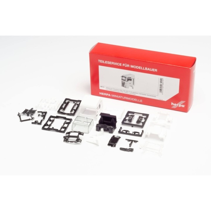 Herpa Reservedelsservice førerhus MAN TGX GM mit vindafviser und Chassisverkleidung (2 stk.) – produktbillede 2