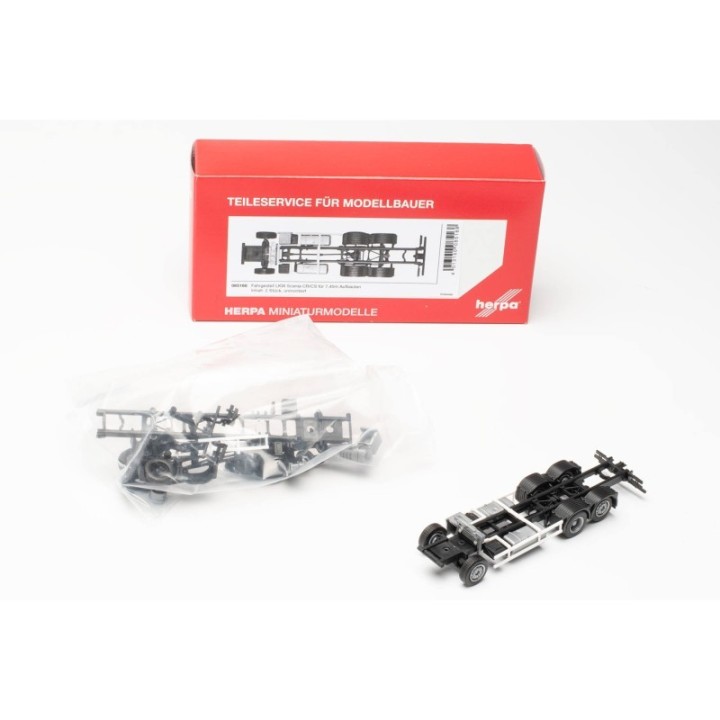Herpa Chassis LKW Scania CR/CS für 7 45m Aufbauten – produktbillede 5