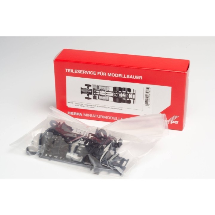 Herpa Chassis LKW Scania CR/CS für Abrollkinematik – produktbillede 3
