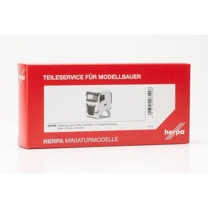 Herpa Reservedelsservice førerhus Iveco S-Way Flachdach hvid (2 stk.) – produktbillede 3