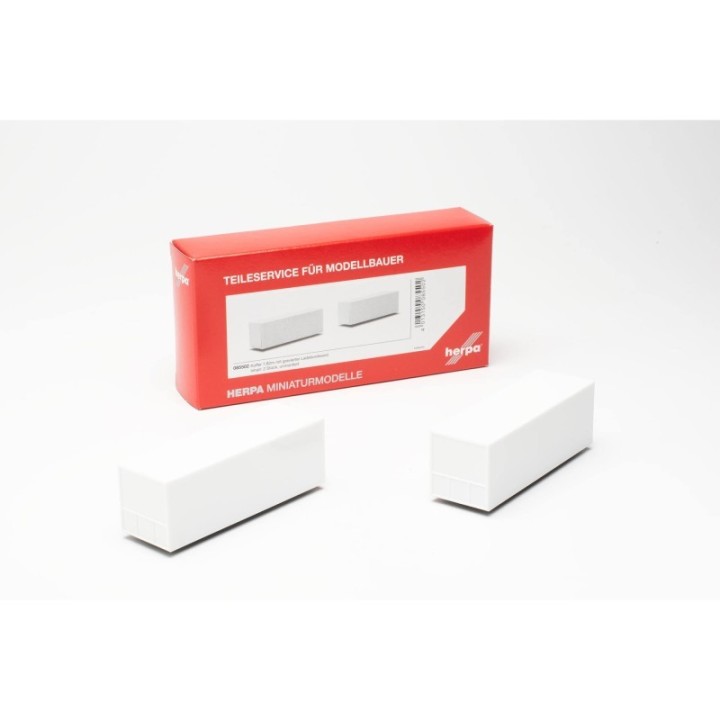 Herpa Reservedelsservice Koffer 7 82m mit gravierter lift hvid (2 stk.) – produktbillede 2