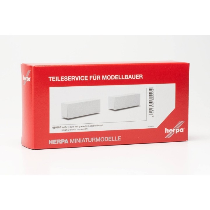Herpa Reservedelsservice Koffer 7 82m mit gravierter lift hvid (2 stk.) – produktbillede 3