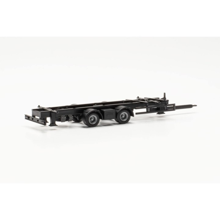 Herpa Reservedelsservice Tandem-Hängerchassis für Volumenzüge 7 82m mit Wechselaufbau 2 stk – produktbillede 2