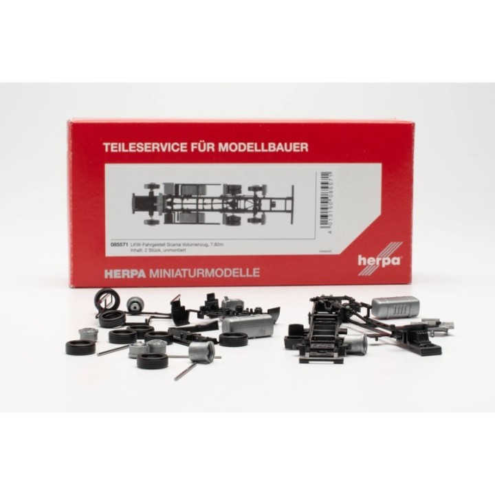 Herpa Reservedelsservice LKW-chassis Scania Volumenzug 7 82m 2 stk – produktbillede 3