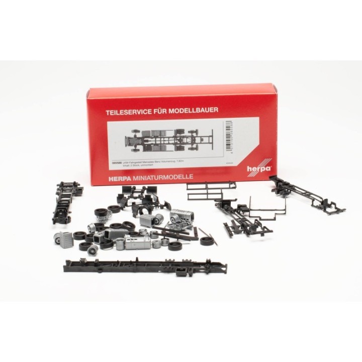 Herpa Reservedelsservice LKW-chassis Mercedes-Benz Volumenzug 7 82m 2 stk – produktbillede 3
