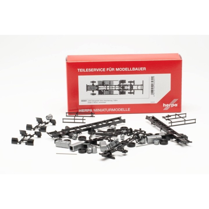 Herpa Reservedelsservice LKW-chassis Volvo Volumenzug 7 82m 2 stk – produktbillede 3
