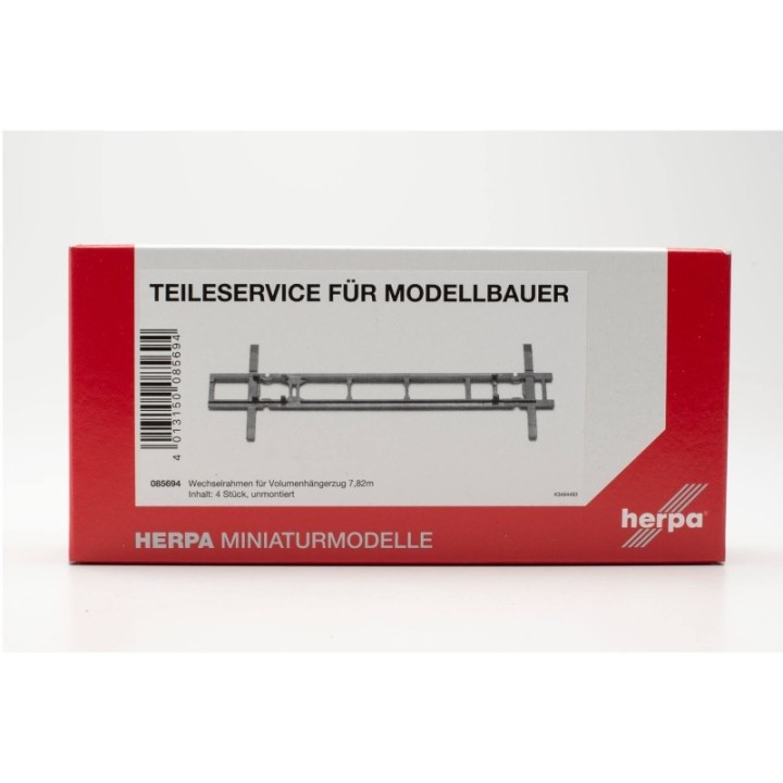 Herpa Wechselrahmen für Volumenhängerzüge 7 82m (4 stk.)