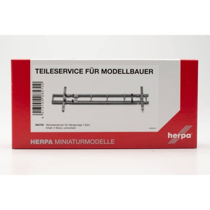 Herpa Wechselrahmen für Hängerzüge 7 82m (4 stk.)