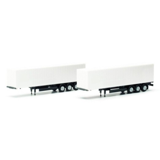 Herpa Reservedelsservice 40ft Container-trailer Spur TT (2 stk.)