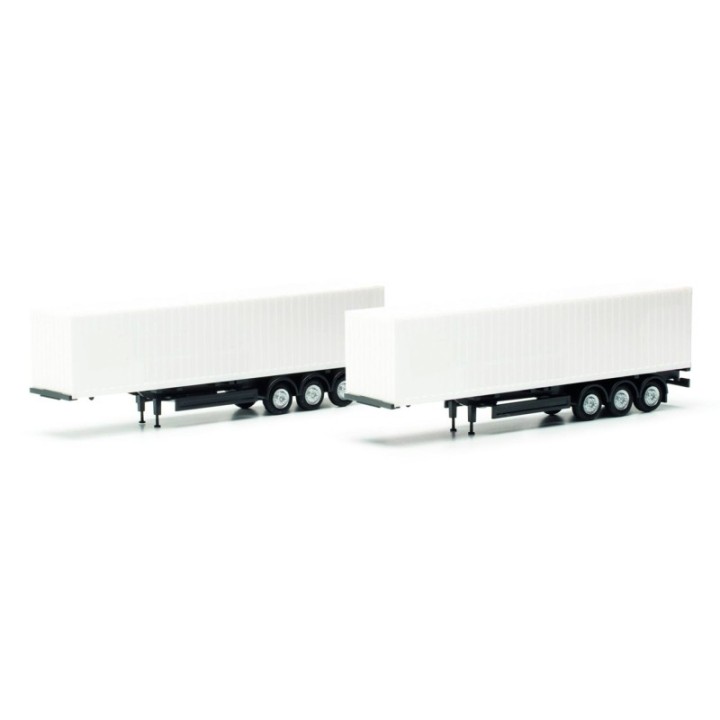Herpa Reservedelsservice 40ft Container-trailer Spur TT (2 stk.)
