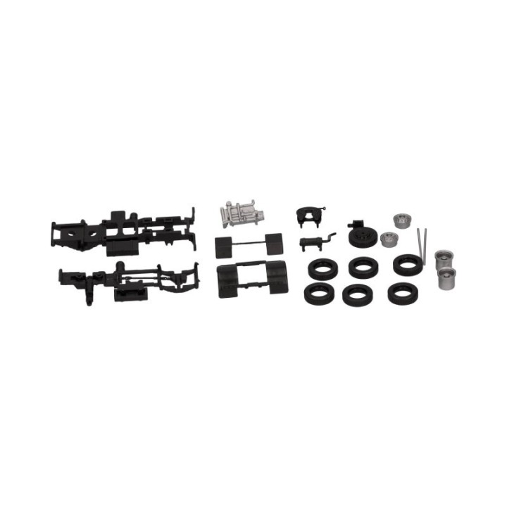 Herpa Reservedelsservice chassis trækker 2-akslet DAF 2800/Rába (2 stk.) – produktbillede 2