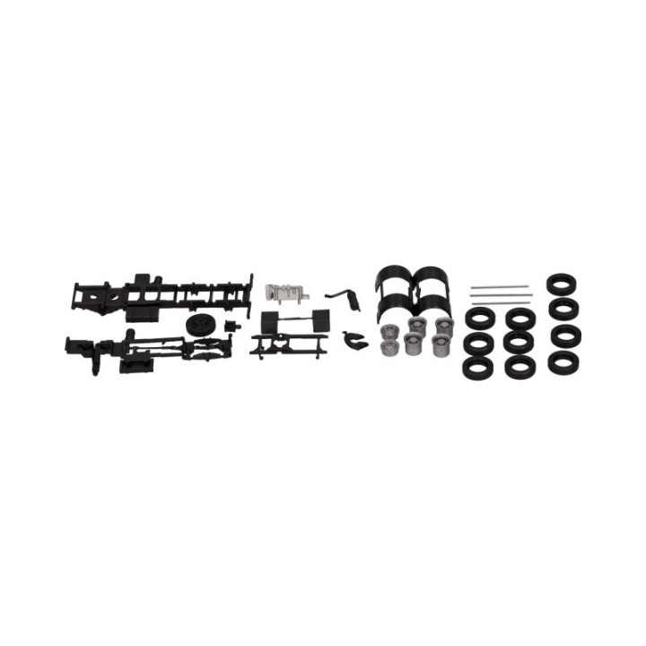 Herpa Reservedelsservice chassis trækker 3-akslet DAF 2800/Rába (2 stk.) – produktbillede 3