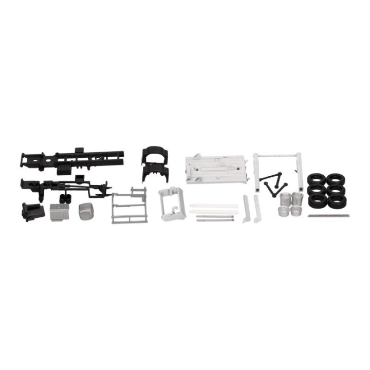 Herpa Reservedelsservice chassis 2a containerbil AK12 Mercedes-Benz (uden FH) 2 stk – produktbillede 2
