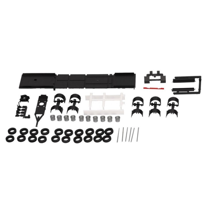 Herpa Reservedelsservice chassis 5-akslet Hänger Schweden (2 stk.) – produktbillede 3