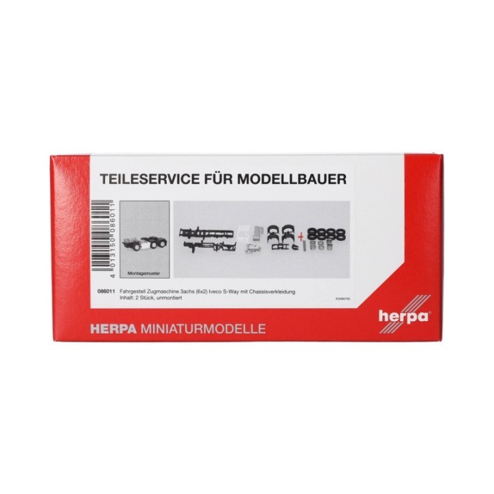 Herpa Reservedelsservice chassis trækker mit Chassisverkleidung 3-akslet (6x2) Iveco S-Way (2 stk.) – produktbillede 3