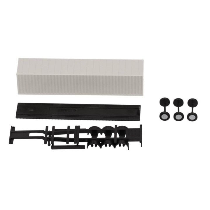Herpa Reservedelsservice Spur N (1:160) trailer 3-akslet 40ft Container 2 stk – produktbillede 2