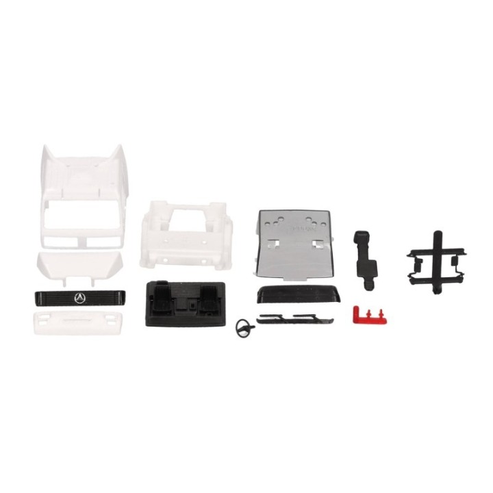 Herpa Reservedelsservice Mercedes-Benz SK88 Flachdach mit vindafviseren tagspoiler solskærm – produktbillede 2