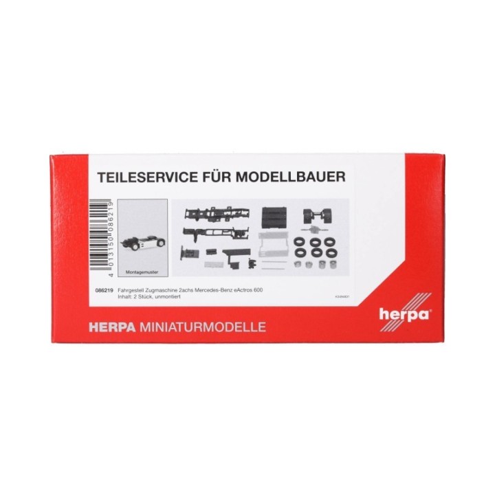 Herpa Reservedelsservice chassis trækker 2-akslet Mercedes-Benz eActros (2 stk.) – produktbillede 3