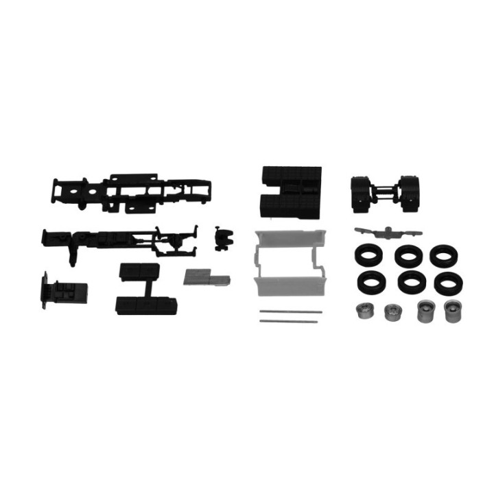 Herpa Reservedelsservice chassis trækker 2-akslet Volvo FH GL XL Electric (2 stk.) – produktbillede 2