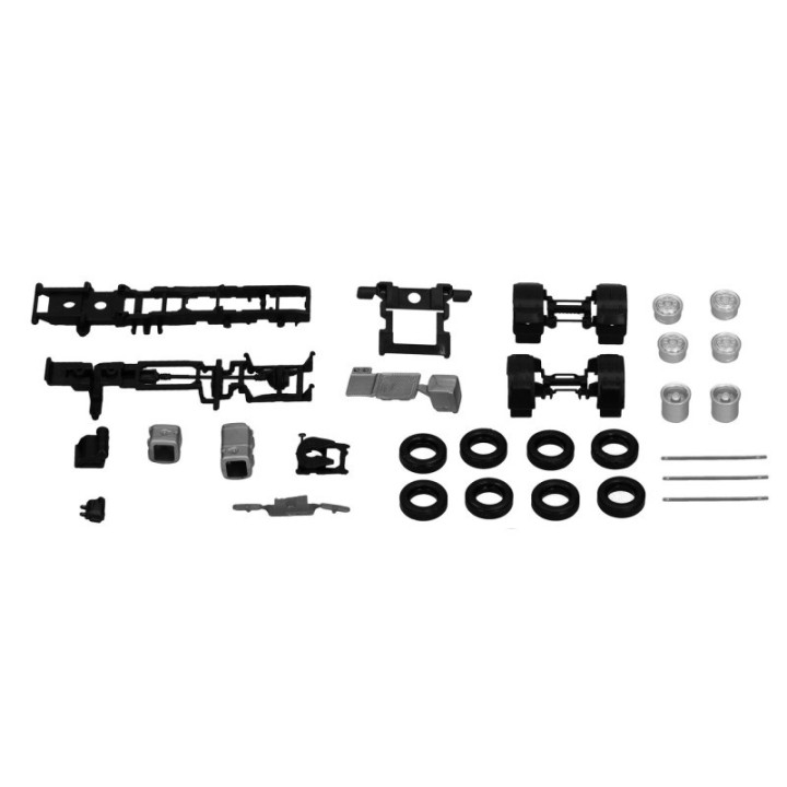 Herpa Reservedelsservice chassis trækker 3-akslet (6x2) DAF XG/XG+ (2 stk.) – produktbillede 2