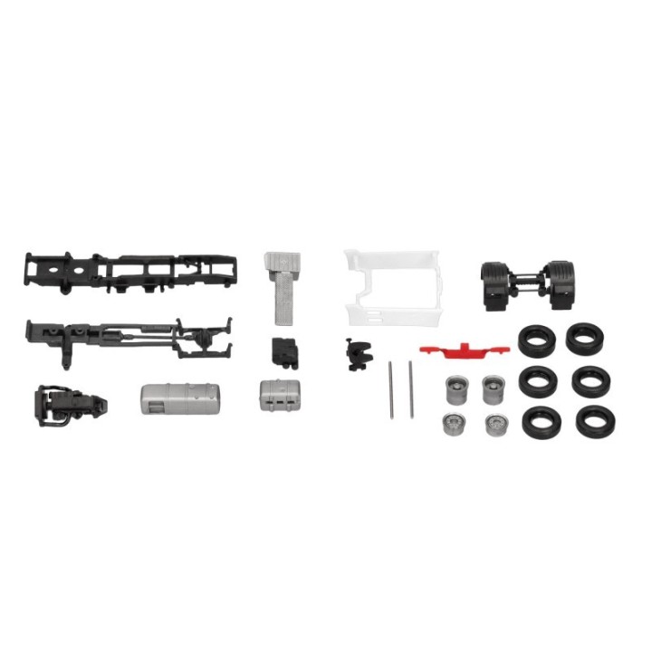 Herpa Reservedelsservice: chassis trækker 2a Mercedes-Benz Actros L ProCabin m. Chassisverkl. (2 stk.) – produktbillede 2