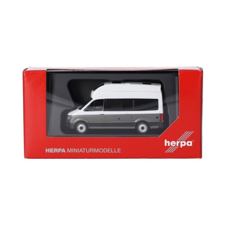 Herpa VW Crafter Grand California 600 candywhite/mojawe beige – produktbillede 5