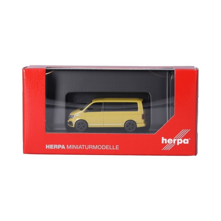 Herpa VW T6.1 Caravelle Grape Yellow – produktbillede 5