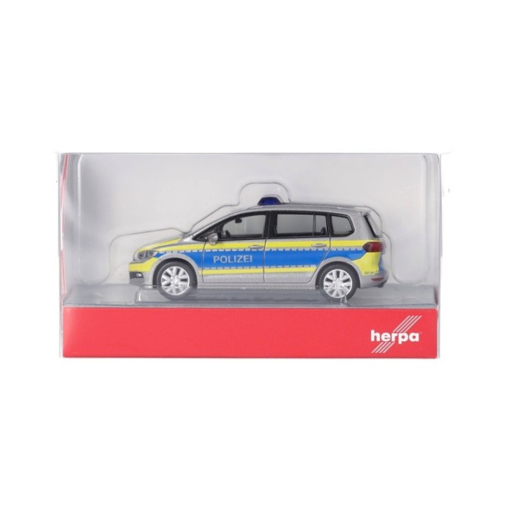 Herpa VW Touran Polizei Hamburg – produktbillede 5