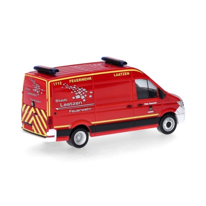 Herpa VW Crafter kassevogn med højt tag Freiwillige Feuerwehr Laatzen (Niedersachsen/Laatzen) – produktbillede 2