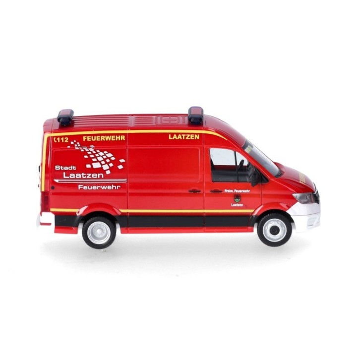Herpa VW Crafter kassevogn med højt tag Freiwillige Feuerwehr Laatzen (Niedersachsen/Laatzen) – produktbillede 3