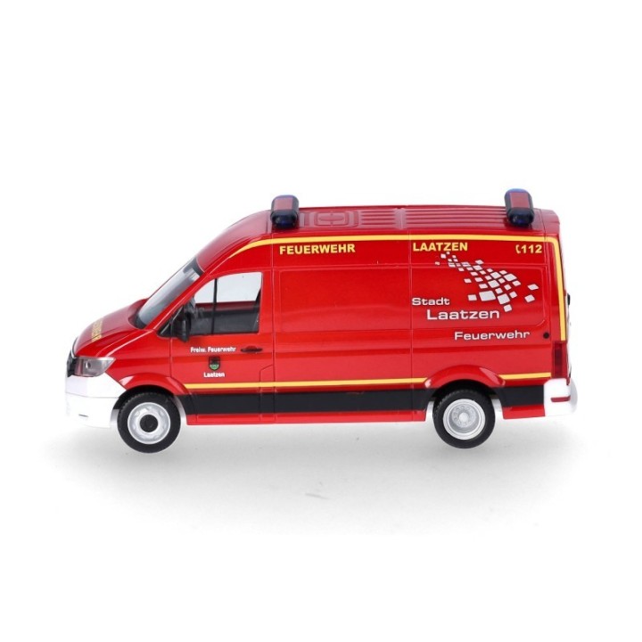 Herpa VW Crafter kassevogn med højt tag Freiwillige Feuerwehr Laatzen (Niedersachsen/Laatzen) – produktbillede 4