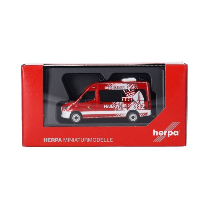 Herpa Mercedes-Benz Sprinter 18 Bus højt tag Feuerwehr Essen – produktbillede 5