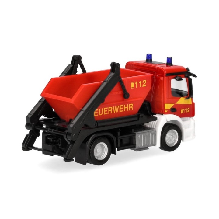 Herpa Mercedes-Benz Actros S containerbil AK12 Feuerwehr – produktbillede 2