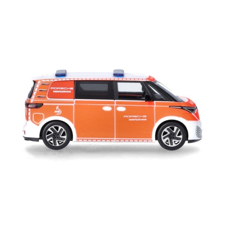 Herpa VW ID. Buzz Werkfeuerwehr Porsche – produktbillede 3