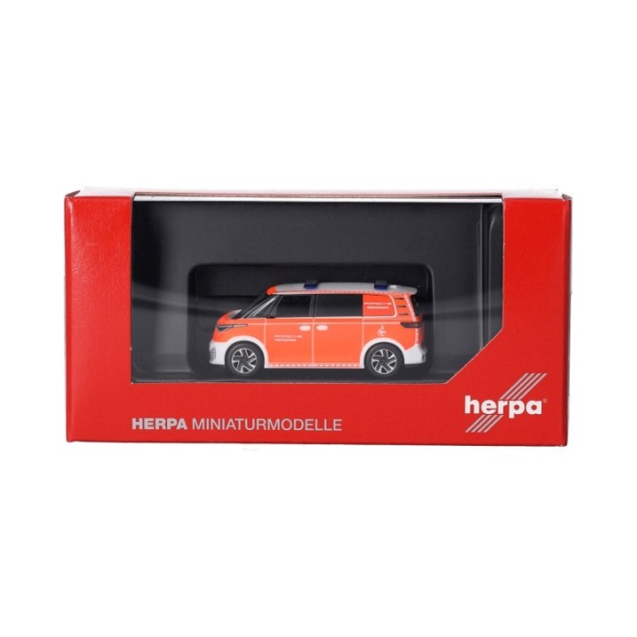 Herpa VW ID. Buzz Werkfeuerwehr Porsche – produktbillede 5