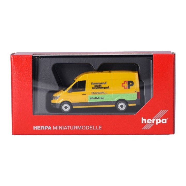 Herpa MAN eTGE kassevogn med højt tag Schweizer Post (Schweiz) – produktbillede 5