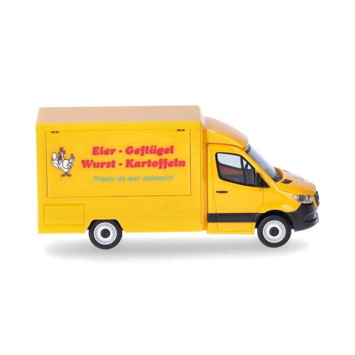 Herpa Mercedes-Benz Sprinter 18 Foodtruck Eier Geflügel Wurst Kartoffeln – produktbillede 3