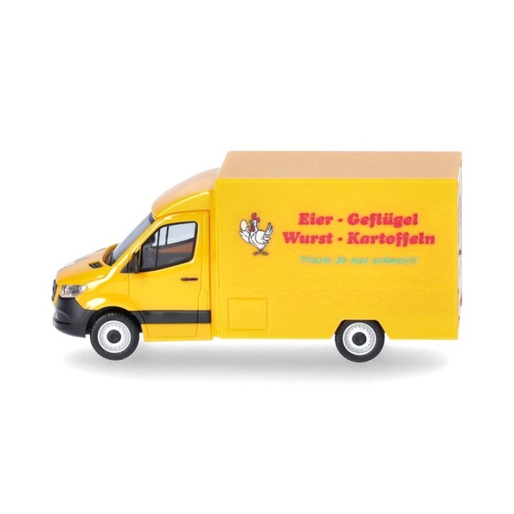 Herpa Mercedes-Benz Sprinter 18 Foodtruck Eier Geflügel Wurst Kartoffeln – produktbillede 4