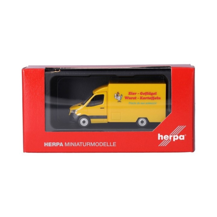 Herpa Mercedes-Benz Sprinter 18 Foodtruck Eier Geflügel Wurst Kartoffeln – produktbillede 5