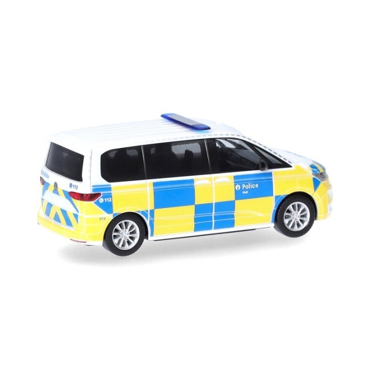 Herpa VW Multivan (2022) Politie/Police (Belgien) – produktbillede 2