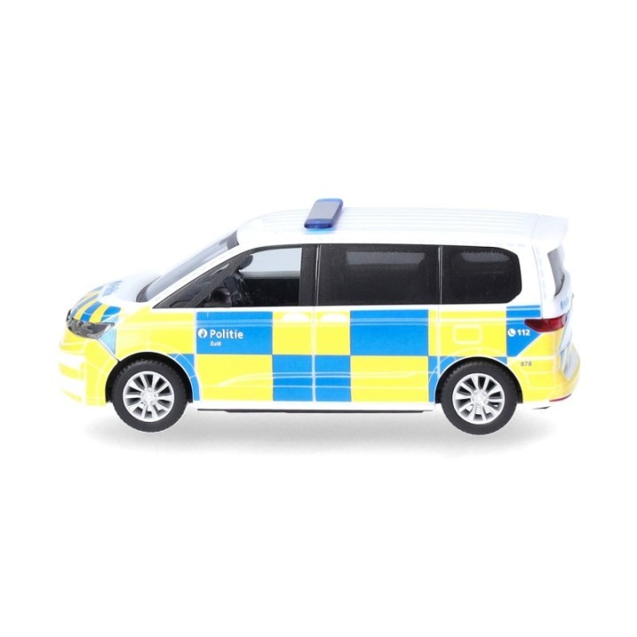 Herpa VW Multivan (2022) Politie/Police (Belgien) – produktbillede 4