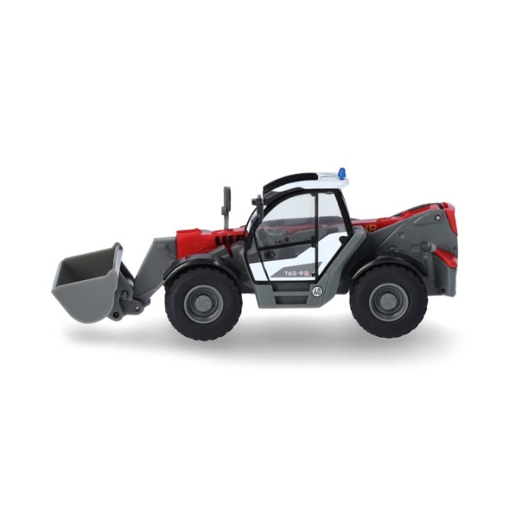 Herpa Liebherr Teleskoplader T60-9S Feuerwehr – produktbillede 4