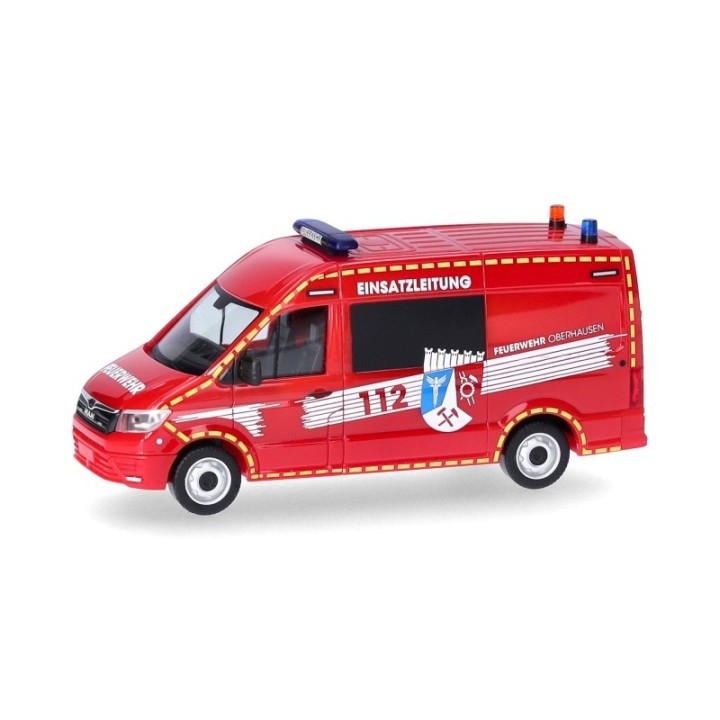 Herpa MAN TGE Halbbus højt tag Feuerwehr Oberhausen/ELW