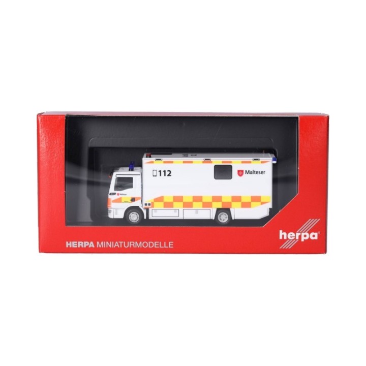 Herpa MAN TGL CC Koffer-LKW Malteser München – produktbillede 5