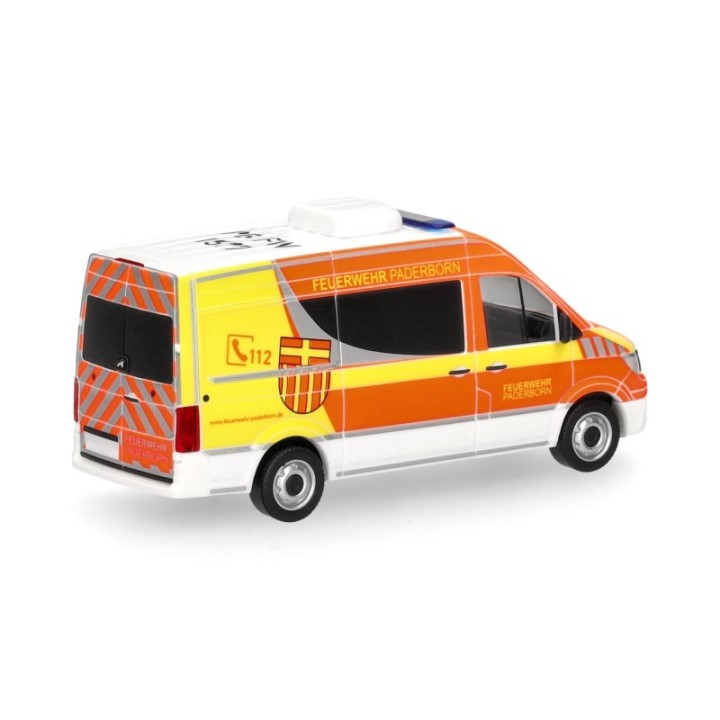 Herpa MAN TGE Halbbus højt tag Feuerwehr Paderborn – produktbillede 2