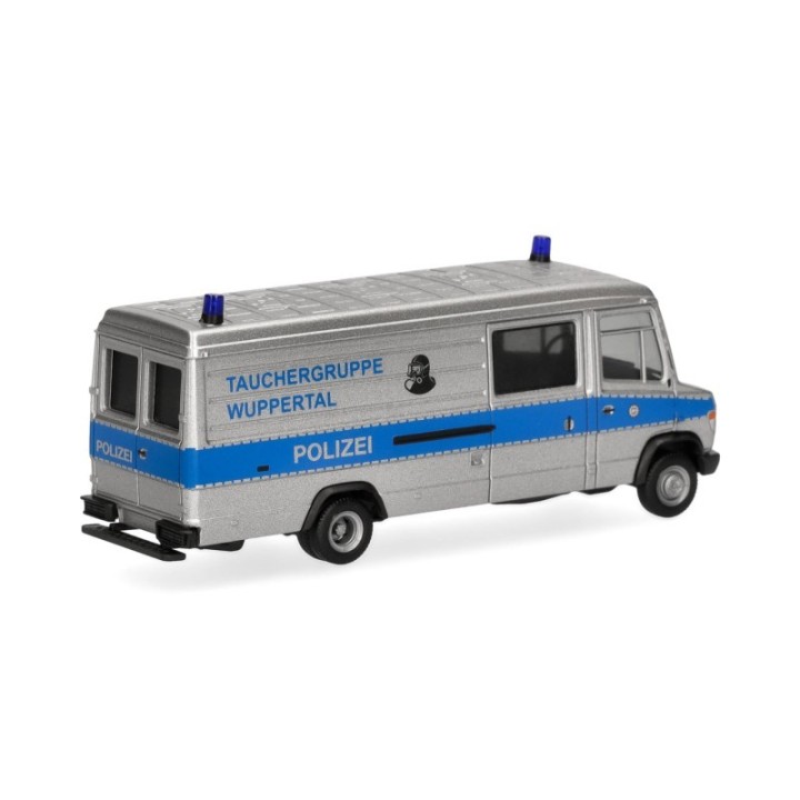 Herpa Mercedes-Benz T2 Vario Kasten Polizei Tauchergruppe Wuppertal – produktbillede 2