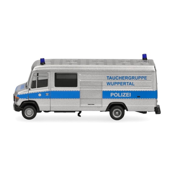 Herpa Mercedes-Benz T2 Vario Kasten Polizei Tauchergruppe Wuppertal – produktbillede 4