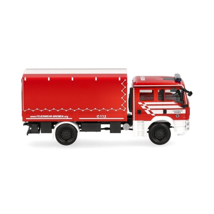 Herpa MAN TGA M LKW Dekon Feuerwehr Bremen – produktbillede 3